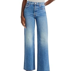 MOTHER Jeans high rise wide leg Tomcat Roller 27